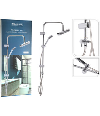 Bathroom Solutions Bathroom Solutions Regendouche set MET handdouche 150cm