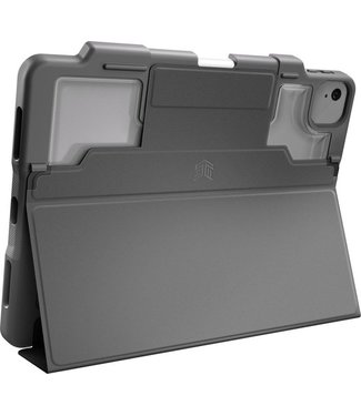 STM STM Goods Dux Plus Bookcase Geschikt voor Apple model: iPad Air 10.9 (2020) Rugged Zwart, Transparant