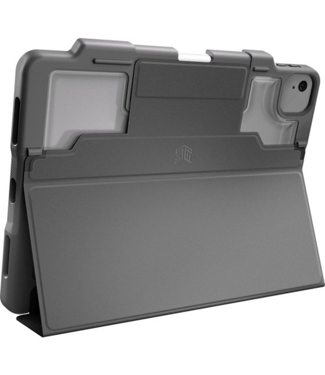 STM Goods Dux Plus Bookcase Geschikt voor Apple model: iPad Air 10.9 (2020) Rugged Zwart, Transparant