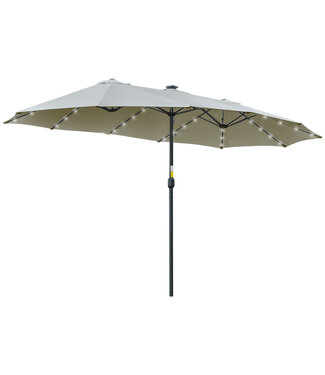 Sunny Sunny Stoplichtparaplu balkon groot rechthoekig xxl stormvast terras zonwering privacyscherm parasol luifel kleermakersstandaard parapluverlichting standaard luifelparasols winddicht terras zonneschijn dubbele paraplu paraplu's waterdicht rainbowcorn wind