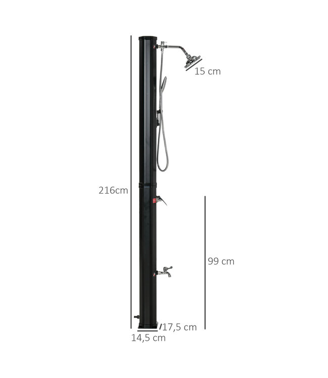 Koop Tweedekans Sunny Buitendouche vloerplaat camping douche zwembad