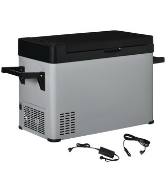 Sunny Sunny Koelbox Elektrisch - 50Liter - met LCD scherm en 2 modi - 110-240V - Grijs/Zwart