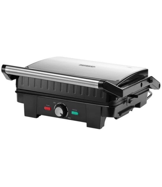 Contactgrill XXL 2200W 34x33,5x13cm zwart roestvrij staal