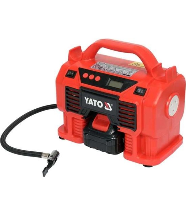 Yato compacte compressor - 18V - 11 Bar - 21 L/ Min