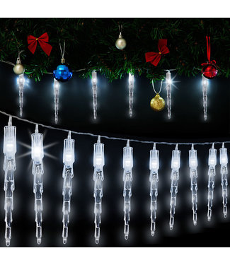 Monzana Monzana lichtketting Kerstmis ijspegel 10 LED's 6,2m