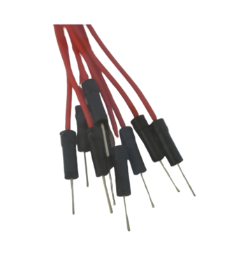 Generic Jumper Wire Set, 10Pcs / Kit, 20 Cm Long, Red Color