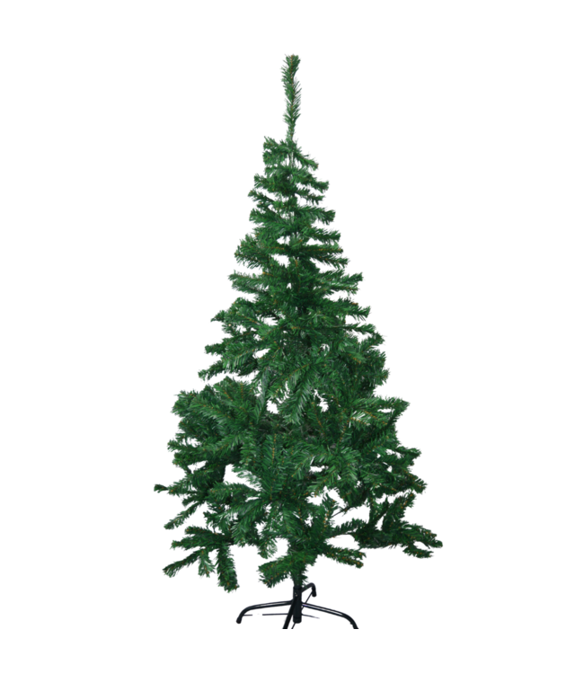 Casaria | Kunstkerstboom 150 cm met standaard - Groene Kerstboom - PVC