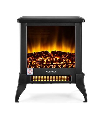 Coast Coast 1800W Elektrische Haard Verwarming - 37,5 x 22 x 46 cm  - Zwart