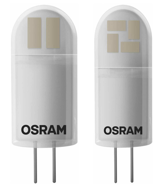 Osram LED Star pinlamp PIN10, 0.9 Watt, G4, warmwit, helder