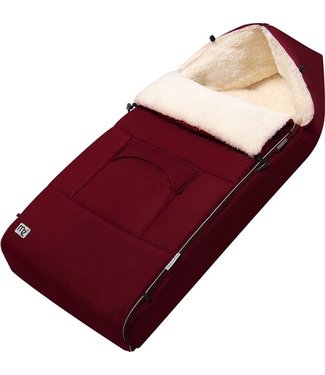 Monzana Monzana Baby Voetenzak – met Ritssluiting - Wasbaar 90x60 cm Bordeaux