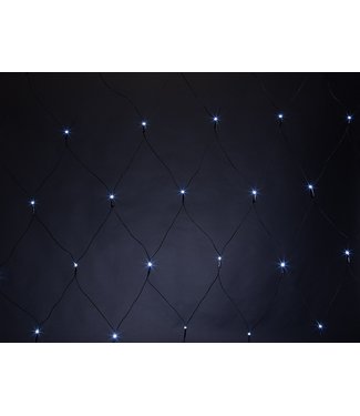 Vellight Vellight Netverlichting - 2x2m – 144 LED’s– Koud Wit – Binnen en Buiten