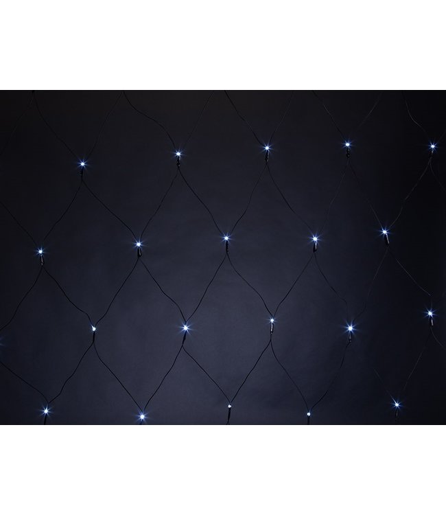 Vellight Netverlichting - 2x2m – 144 LED’s– Koud Wit – Binnen en Buiten