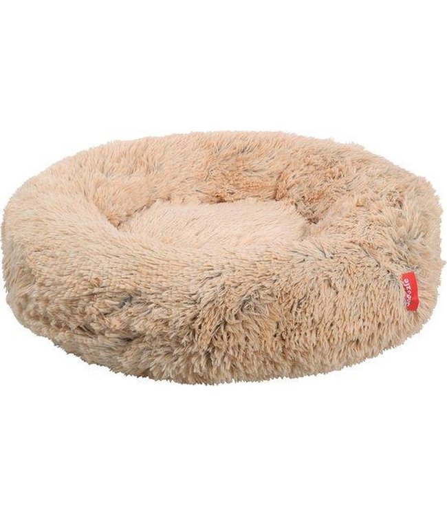 Snoozle Kattenmand - Zacht en Luxe Poezenmand - Kattenmandje rond - Wasbaar - 70cm - Sandy Beach