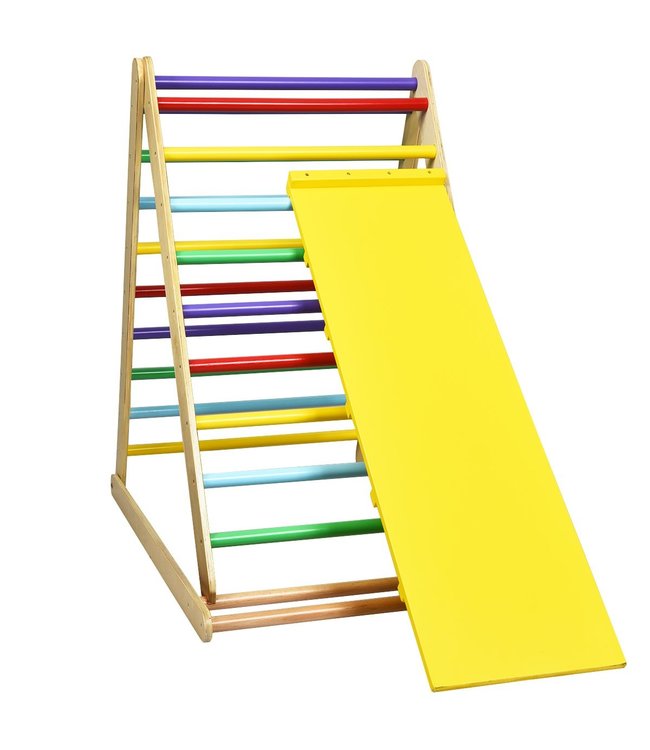 Coast Coast Opvouwbaar Klimrek - Met Ladder - Hout - Veilig voor Kinderen - Montessori Stijl