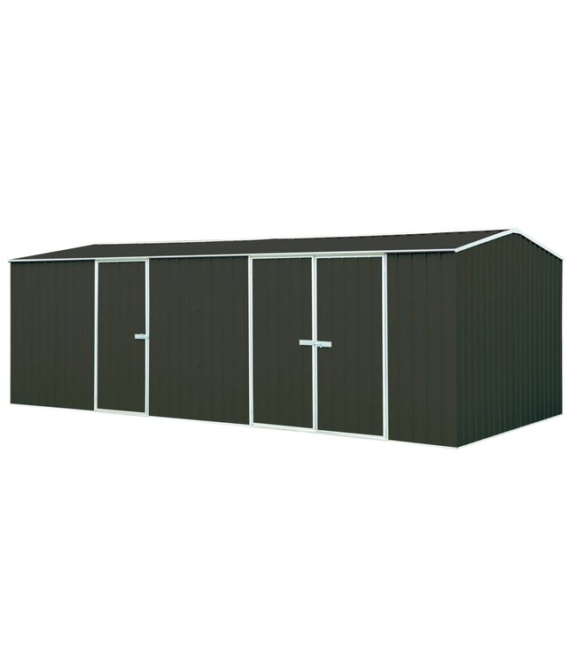 Absco Highlander Garage - Metalen Tuinhuis - 596x300x230 cm