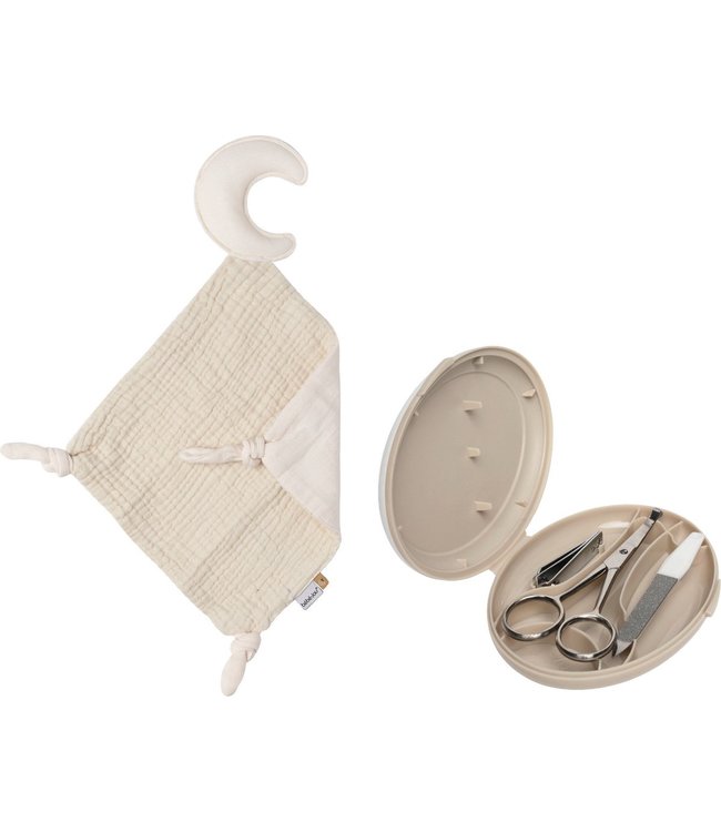 Bébé-jou Pure Cotton Knuffel Cadeau Set Sand