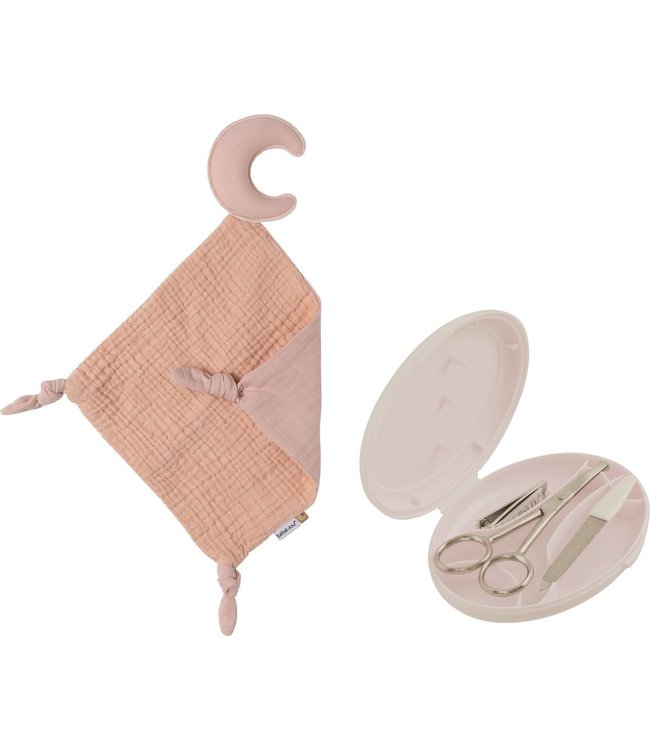 Bébé-jou Bébé-jou Pure Cotton Knuffel Cadeau Set Roze