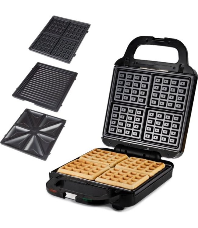 Safecourt Kitchen Safecourt Kitchen Multi grill MG100 - Contactgrill - Wafelijzer - Tosti apparaat - Grill apparaat