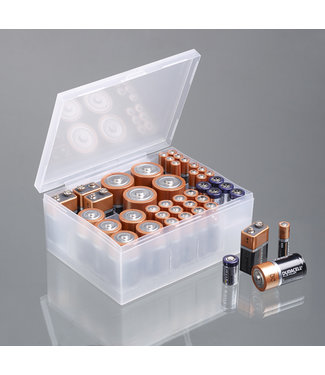 Generic Batterijen Beschermbox - 16x13x7 cm - Kunststof