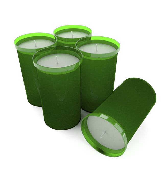 Bio Green Kaarsen voor Firefly - 5 stuks