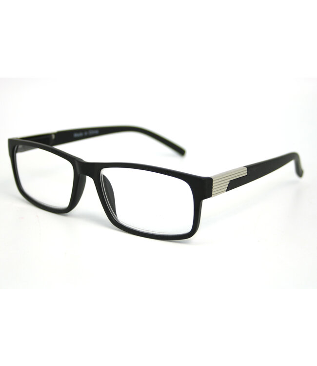 Trend leesbril, zwart, +2.0 dioptrie