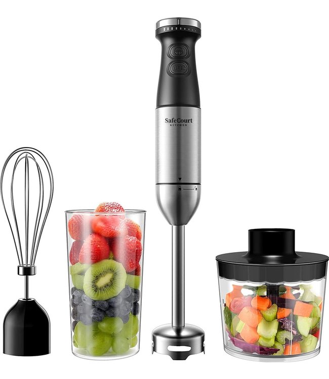 Koop Tweedekans Safecourt Kitchen Staafmixer - Hakkom - Garde - Mixing - Set 2dekansje.com 2dekansje.com Tweedekans, internetretouren & restvoorraad