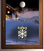 Star-Max Star-Max LED venster foto sneeuwvlok met zuignap