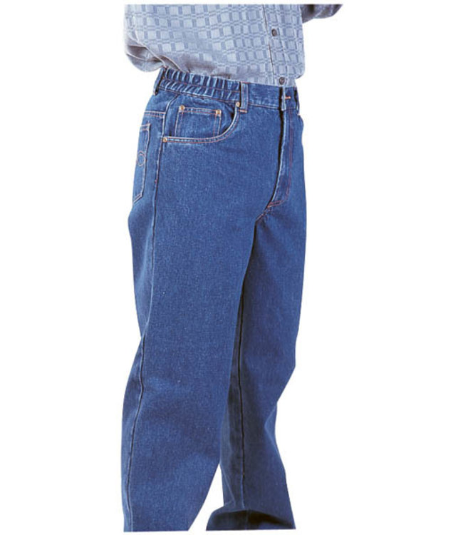 Jeans met stretch taille blauw maat 26 (kort)