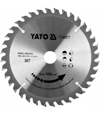 YATO YATO Cirkelzaagblad Ø160 mm - 36 T - binnendiameter 20 mm