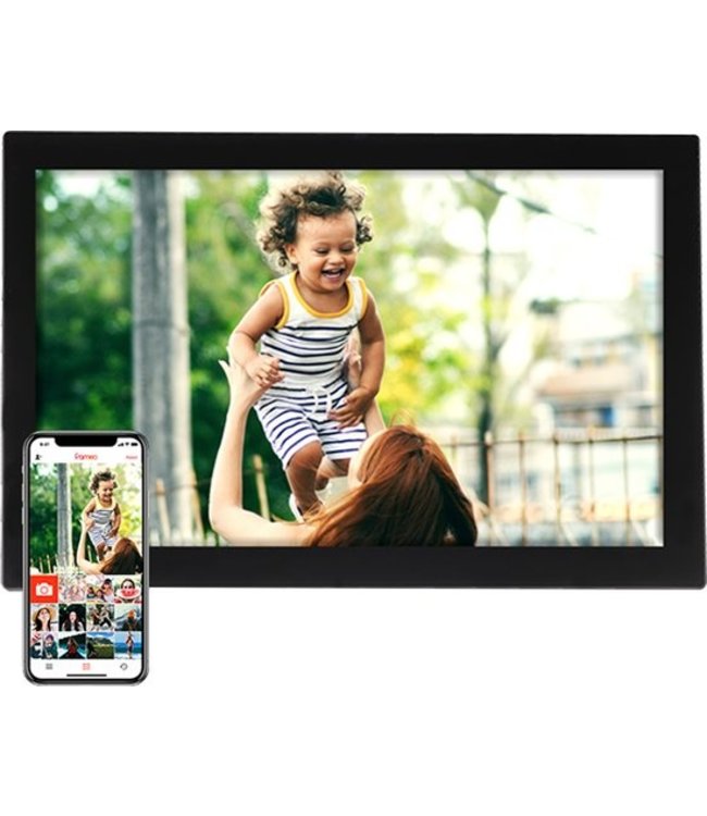 Denver Digitale Fotolijst - 10.1 inch - Glas Display - IPS Touchscreen - 16GB - PFF1037 -Zwart