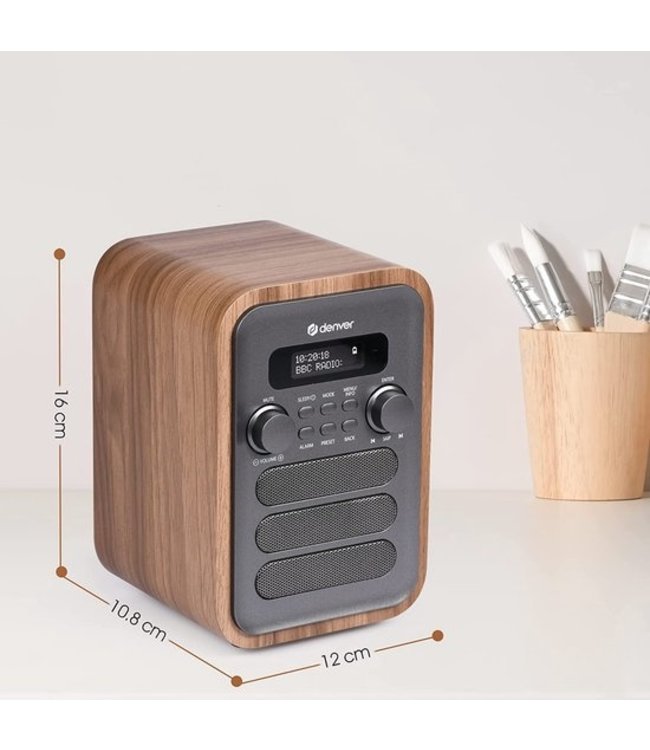 Koop Tweedekans Denver DAB Radio Retro Radio DAB+/ FM Radio