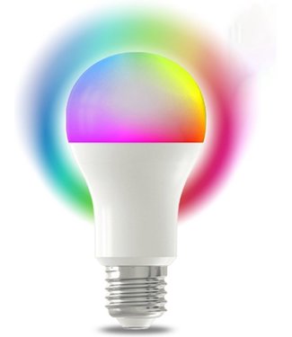 Denver Denver SHL-350 - Wifi LED lamp - E27 - RGB kleuren - Dimbaar - Tuya compatible - Denver Smart Home App - Bedienbaar met Alexa - werkt met Google assistant