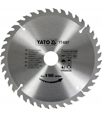 YATO YATO Cirkelzaagblad Ø210 mm - 40T - binnendiameter 30 mm