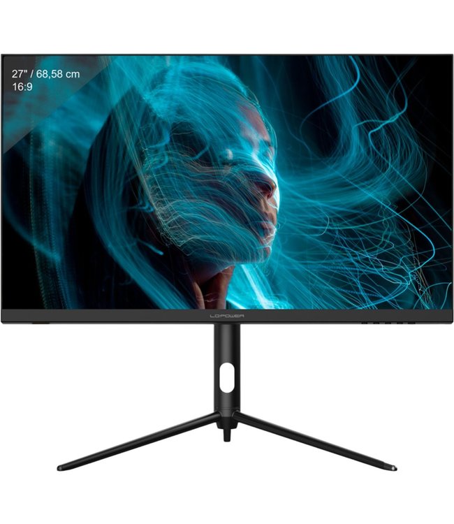 Game Hero 27 inch 4K Ultra HD Monitor 90° kantelbaar - 144hz - 1 milliseconde - Zwart