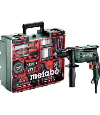 Metabo Metabo Klopboormachine SBE 650 W - 78-delige accessoireset - Groen