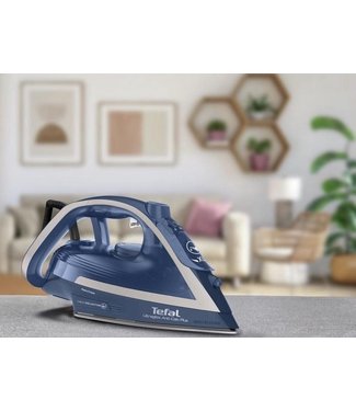 Tefal Tefal fv6830 ultragliss anti-calc plus stoomstrijkijzer blauw/zilver