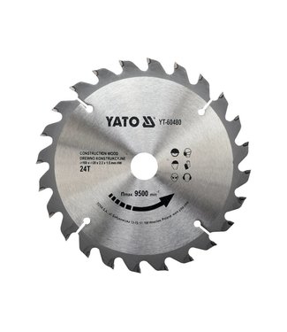 YATO YATO Cirkelzaagblad Ø160 mm - 24T - binnendiameter 20 mm