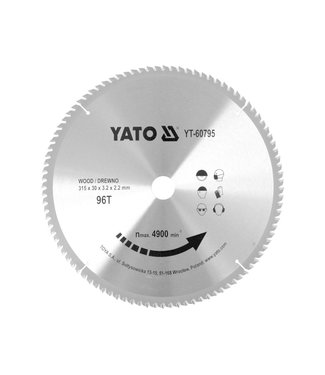 YATO YATO Cirkelzaagblad Ø315 mm - 96T - binnendiameter 30 mm