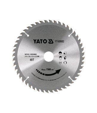 YATO YATO Cirkelzaagblad Ø216 mm - 48T - binnendiameter - 30 mm