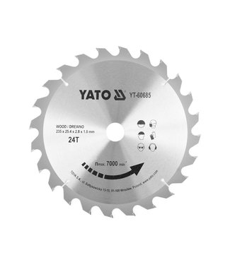 YATO YATO Cirkelzaagblad Ø235 mm - 24T - binnendiameter 25,4 mm