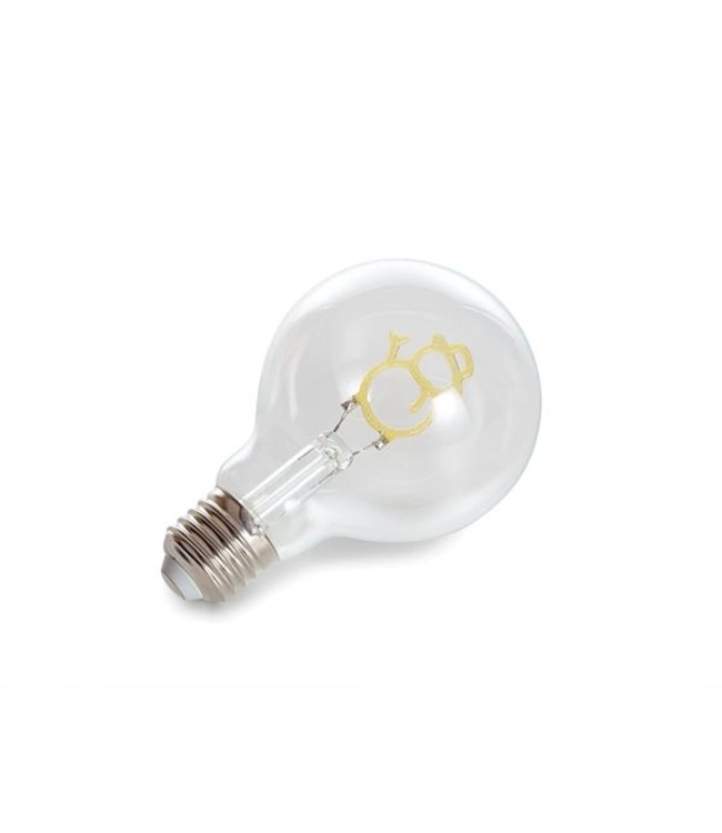Vellight Deco Bulb - Ledlamp - Filament (Goudkleurig) In De Vorm Van Een Sneeuwman - 220-240 V