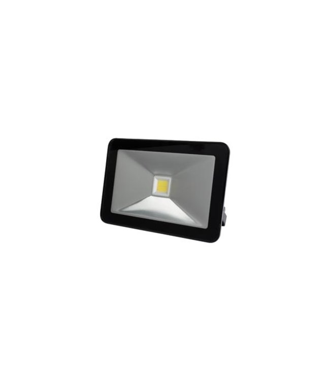 Perel Design Led-Schijnwerper - 10 W, Neutraalwit - Zwart