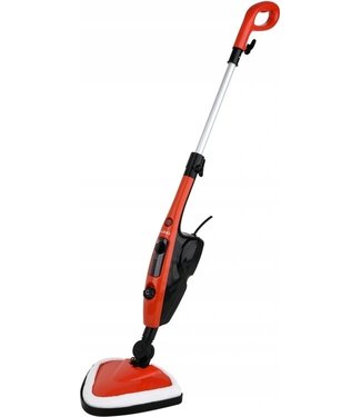 LUND Lund Stoomreiniger- 1500W met 8 opzetstukken - 16-delige set - 2 in 1 - Rood