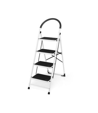 Coast Coast Ladder Opvouwbaar 4-traps Ladder met draagvermogen van 150 kg - 46,5 x 90 x 135,5 cm