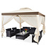 Coast Coast Partytent Tuintent met 4 Zijwanden - 300x300x265cm - Beige