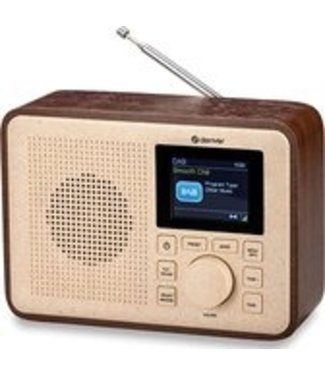 Denver Denver DAB Radio - BIO PLASTIC - Retro Radio - DAB+ / FM Radio - Bluetooth - 40 voorkeurszenders - DAB60DW