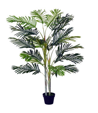 Sunny Sunny kunstpalmboom, grote kunstboom van 150 cm, kunstplant, 19 palmbladeren, decoratie