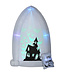 HOMdotCOM HOMdotCOM 210cm grafsteen Halloween-decoratie Opblaasbare grafsteen met LED waterdicht