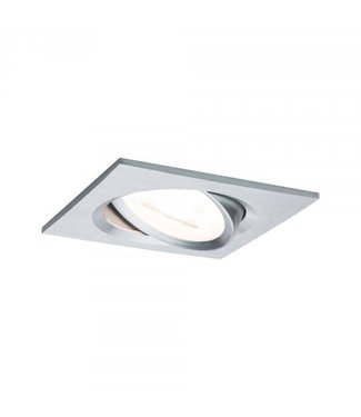 Paulmann Paulmann Inbouwspot - LED Nova - Vierkant Kantelbaar - 3-stapdim - GU10 - 6,5W