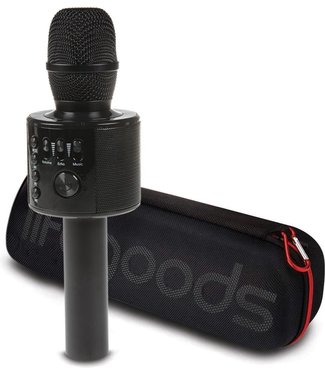 LifeGoods LifeGoods Karaoke Microfoon - Bluetooth - Draadloos - met Speaker - Zwart